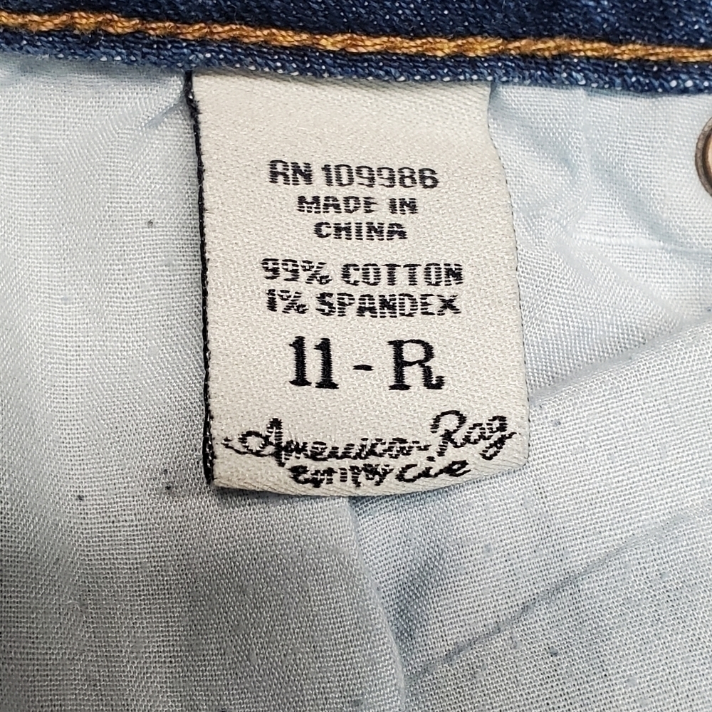 American Rag Blue Wash Flared Jeans 11 - Picture 11 of 13